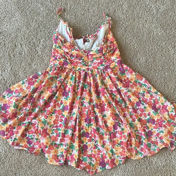Princess Polly Floral Dress with Spaghetti Straps - Picture 3 of 3